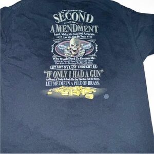 Gildan Black Second Amendment Graphic Tee